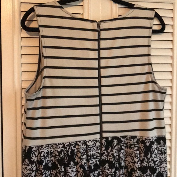 Mixed Pattern Dress - Picture 3 of 3